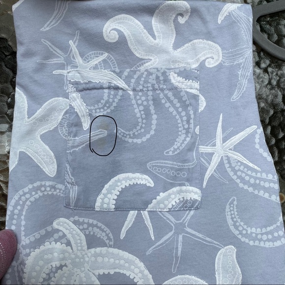 iCANTOO Gray V-neck Starfish T-Shirt Dress - Picture 10 of 10